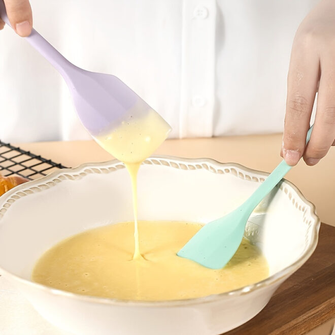 1pc All-in-one High-quality Silicone Scraper Baking Tool; Heat-resistant Silicone Scraper; Cream Cake Spatula; Baking Shovel Knife 8.27inch/11.02inch - Image 52