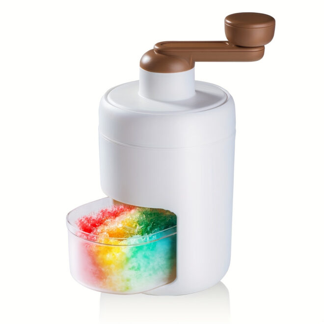 1pc Shaved Ice Machine Snow Cone Machine; Portable Ice Crusher And Shaved Ice Machine With Ice Cube Trays; BPA Free - Image 2
