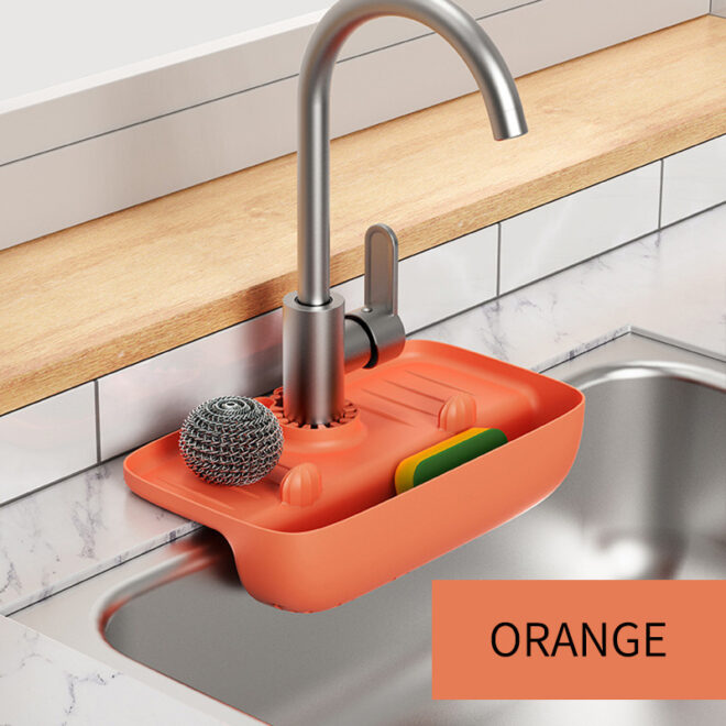 1pc Splash Guard For Sink Faucet; 10.63"x5.51"; Faucet Drain Rack; Super Absorbent Fast Drying Mat Sink Gadgets; Drip Catcher For Kitchen; Drain Storage Rack For Kitchen Rag And Sponge Brush - Image 29