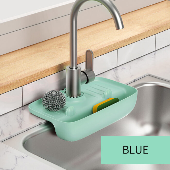 1pc Splash Guard For Sink Faucet; 10.63"x5.51"; Faucet Drain Rack; Super Absorbent Fast Drying Mat Sink Gadgets; Drip Catcher For Kitchen; Drain Storage Rack For Kitchen Rag And Sponge Brush - Image 31