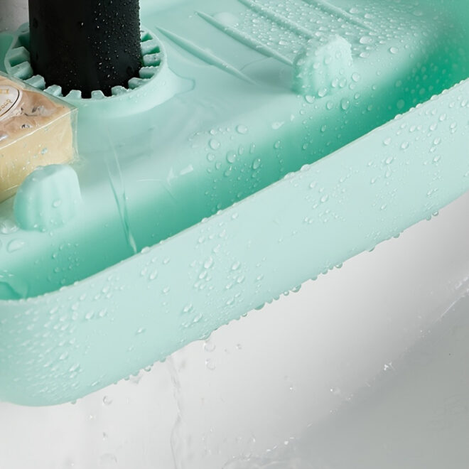 1pc Splash Guard For Sink Faucet; 10.63"x5.51"; Faucet Drain Rack; Super Absorbent Fast Drying Mat Sink Gadgets; Drip Catcher For Kitchen; Drain Storage Rack For Kitchen Rag And Sponge Brush - Image 11