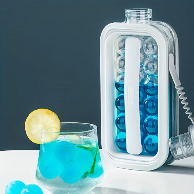 1pc Ice Ball Maker Kettle Kitchen Bar Accessories Gadgets Creative Ice Cube Mold 2 In 1 Multifunctional Container Pot - Image 3