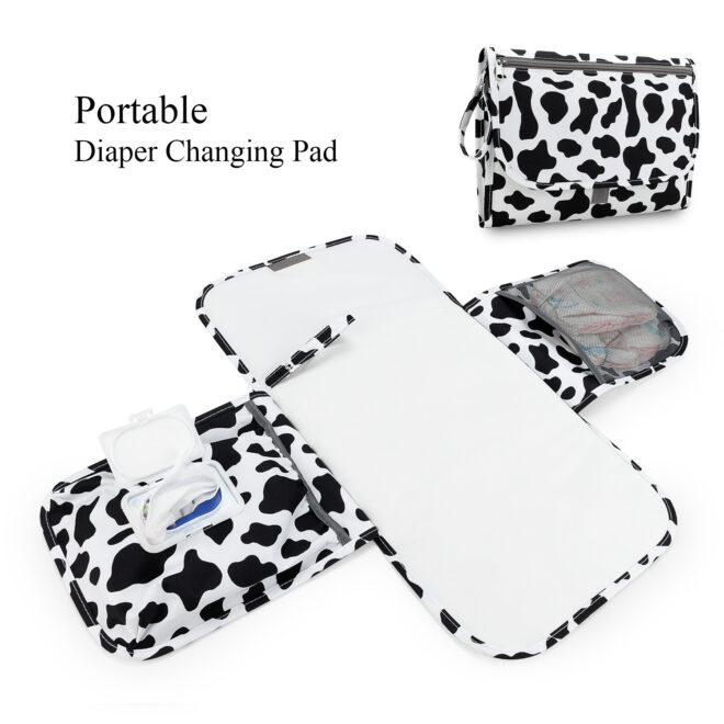 Baby changing diaper pad mother and baby travel portable waterproof diaper pad multifunctional wet wipes bag mommy bag accessories - Image 13