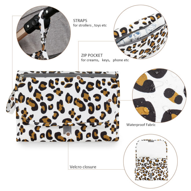 Baby changing diaper pad mother and baby travel portable waterproof diaper pad multifunctional wet wipes bag mommy bag accessories - Image 20
