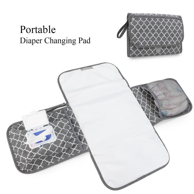 Baby changing diaper pad mother and baby travel portable waterproof diaper pad multifunctional wet wipes bag mommy bag accessories - Image 7