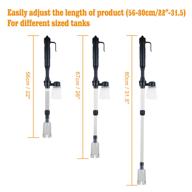 Battery-Operated Aquarium Vacuum Gravel Cleaner - Image 7