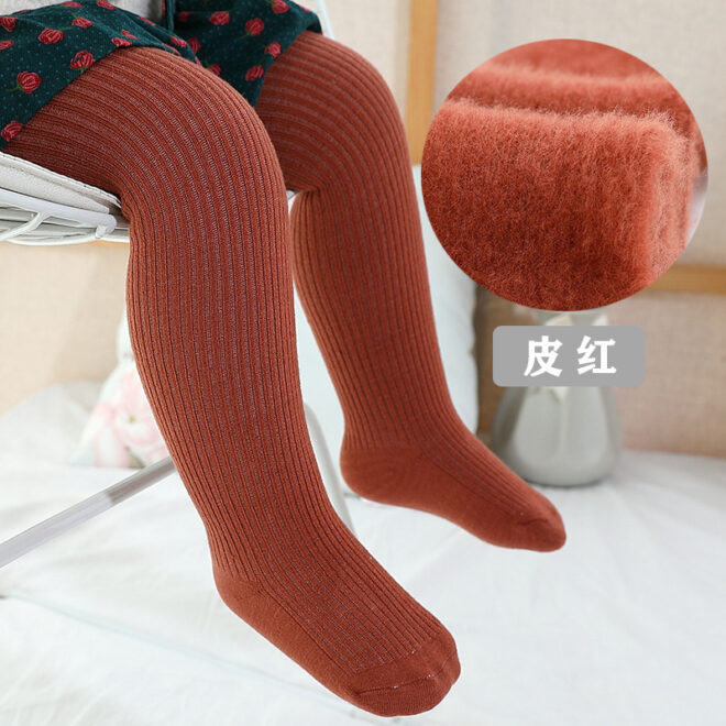 New Thicken Girls Tights for Winter Autumn 1 Pcs Warm Baby Girls Clothing Children Stockings 0-6 Years Old Solid Kids Pantyhose - Image 4