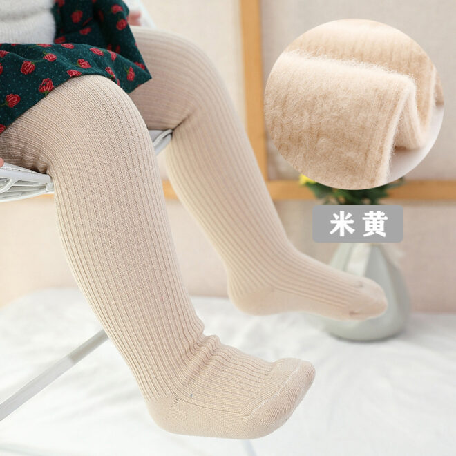 New Thicken Girls Tights for Winter Autumn 1 Pcs Warm Baby Girls Clothing Children Stockings 0-6 Years Old Solid Kids Pantyhose - Image 12