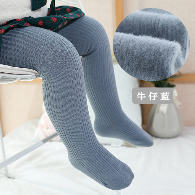New Thicken Girls Tights for Winter Autumn 1 Pcs Warm Baby Girls Clothing Children Stockings 0-6 Years Old Solid Kids Pantyhose - Image 16