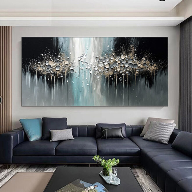 Handmade Oil Painting Abstract Texture Oil Painting On Canvas Large Wall Art Original White Painting Minimalist Art Custom Painting Modern Living Room Decor - Image 33
