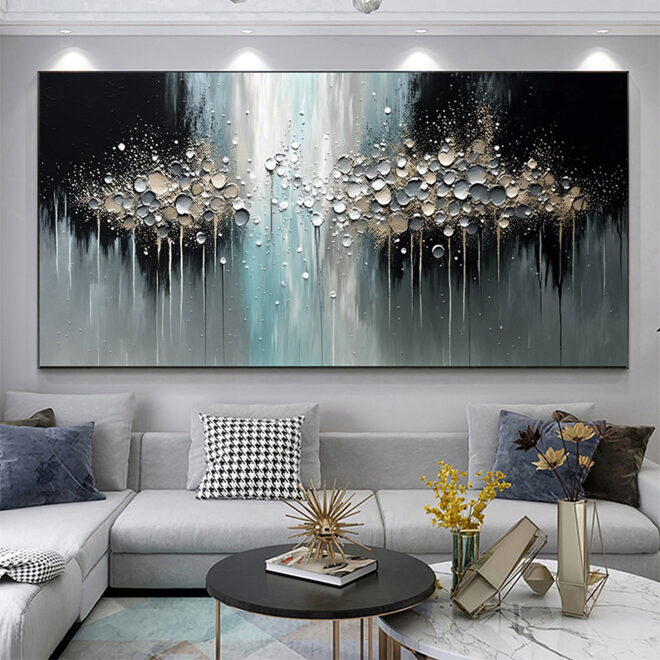 Handmade Oil Painting Abstract Texture Oil Painting On Canvas Large Wall Art Original White Painting Minimalist Art Custom Painting Modern Living Room Decor - Image 31