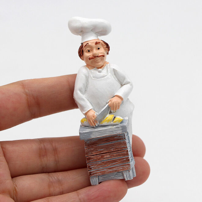 6pcs, 3D Cartoon Chef Refrigerator Magnets - Image 5