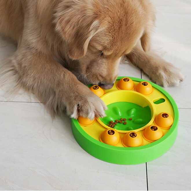 Dog Puzzle Toys Slow Feeder Interactive Increase Puppy IQ Food Dispenser Slowly Eating NonSlip Bowl Pet Cat Dogs Training Game - Image 2