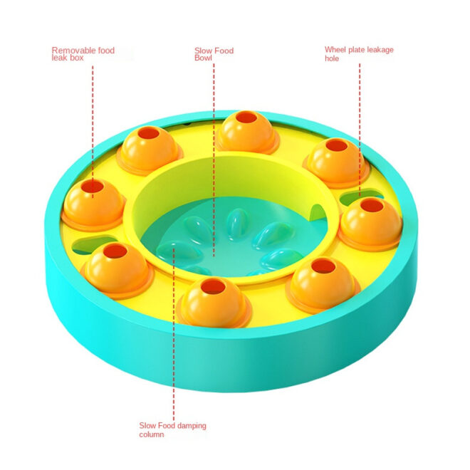Dog Puzzle Toys Slow Feeder Interactive Increase Puppy IQ Food Dispenser Slowly Eating NonSlip Bowl Pet Cat Dogs Training Game - Image 5