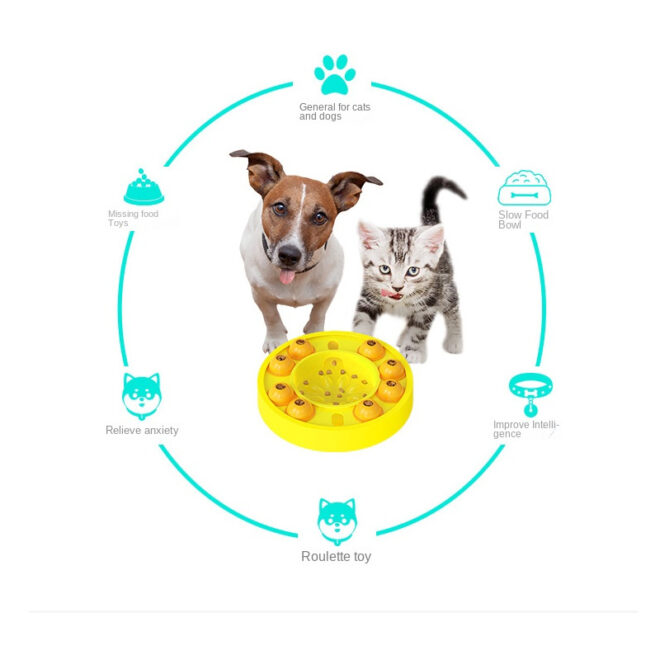 Dog Puzzle Toys Slow Feeder Interactive Increase Puppy IQ Food Dispenser Slowly Eating NonSlip Bowl Pet Cat Dogs Training Game - Image 18