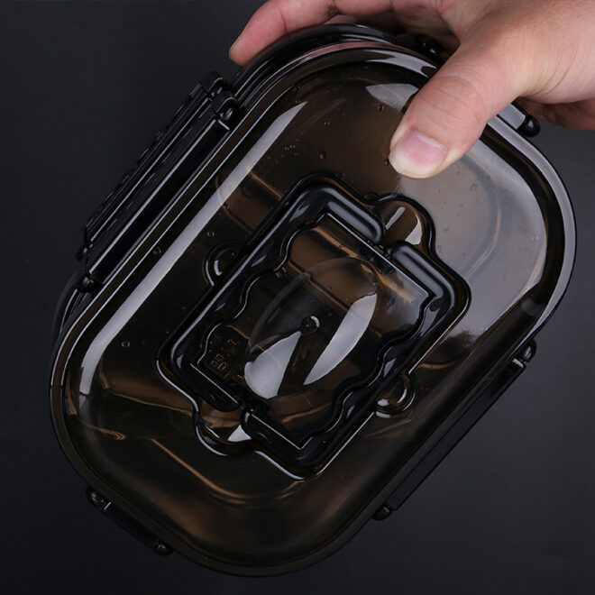 Bento Box Double Layer Lunch Box for Kids and Adults Leakproof Lunch Containers with Removable Stainless Steel Tray Microwave Safe - Image 2