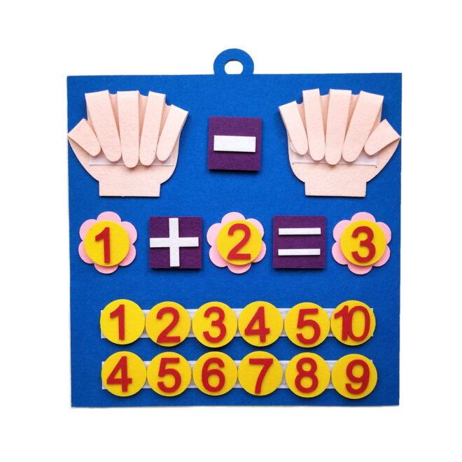 Kid Felt Finger Numbers Math Toys; Children Counting Early Learning Educational Board; For Toddler Teaching Aid - Image 5