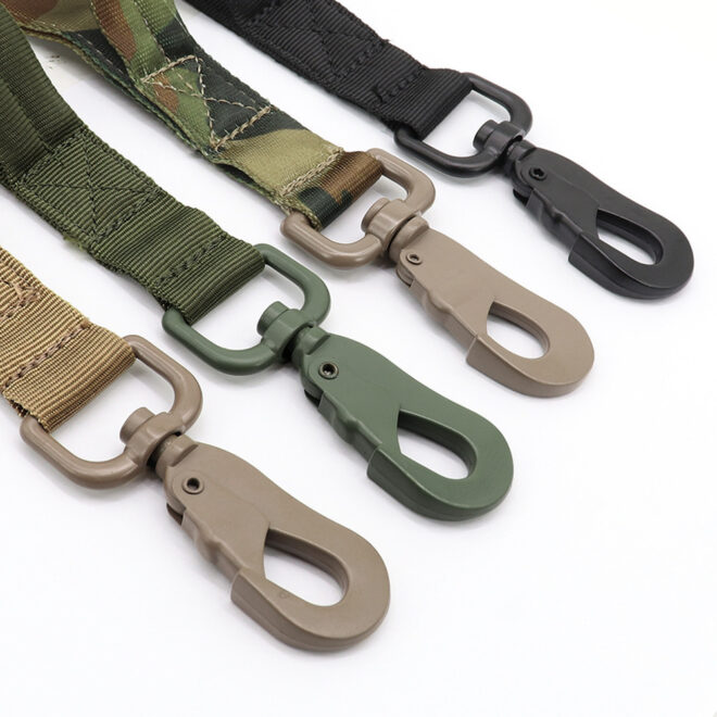 k9 leash; Bungee Dog Leash Tactical Dog Leash Nylon Adjustable Tactical Leash for Dogs Quick Release Military Dog Leash with 2 Control Handle; Bungee trap - Image 10