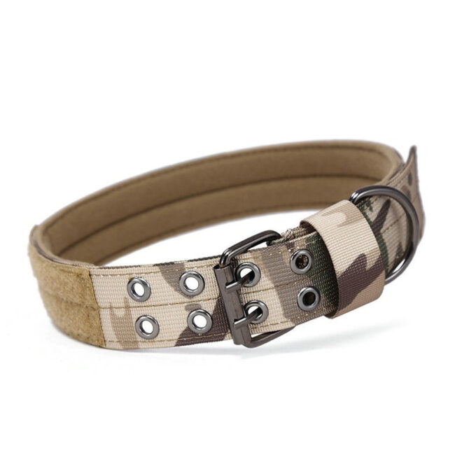 Super strong large dog collar with D-Ring & Buckle Collars Medium sized dog Golden haired horse dog Fierce dog collar - Image 33