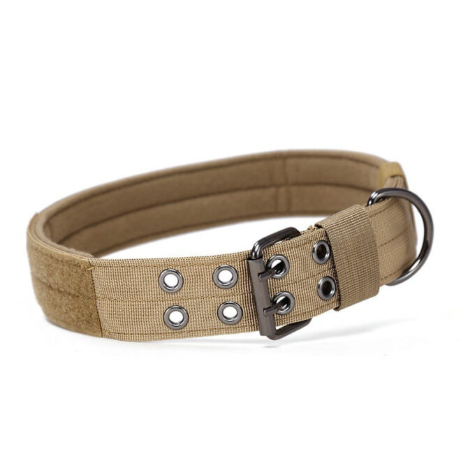 Super strong large dog collar with D-Ring & Buckle Collars Medium sized dog Golden haired horse dog Fierce dog collar - Image 35