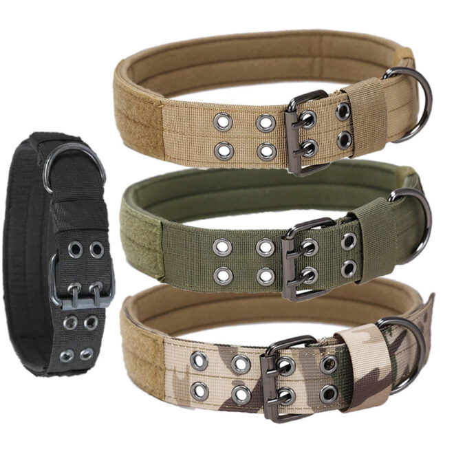 Super strong large dog collar with D-Ring & Buckle Collars Medium sized dog Golden haired horse dog Fierce dog collar - Image 29