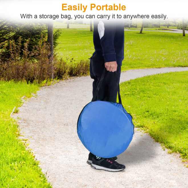 Pop Up Beach Tent Sun Shade Shelter Anti-UV Automatic Waterproof Tent Canopy for 2/3 Man w/ Net Window Storage Bag - Image 47