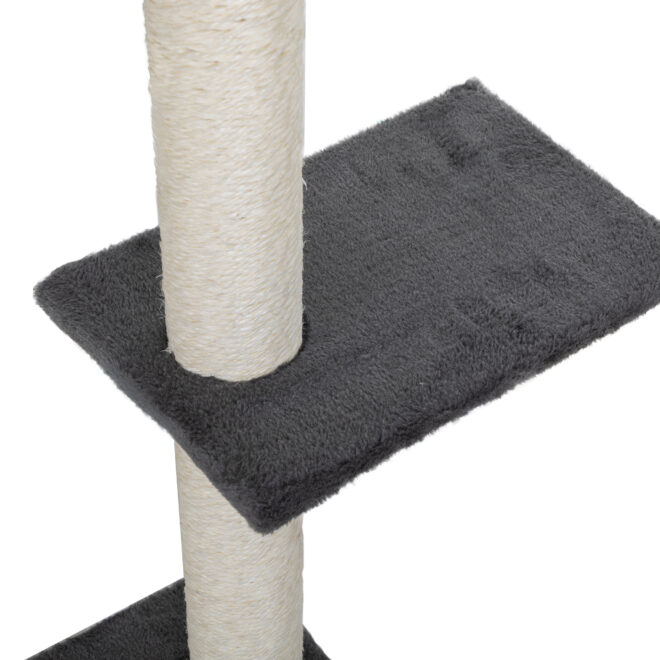5 Pcs Wall Mounted Cat Climber Set;  Floating Cat Shelves and Perches;  Cat Activity Tree with Scratching Posts;  Modern Cat Furniture - Image 39