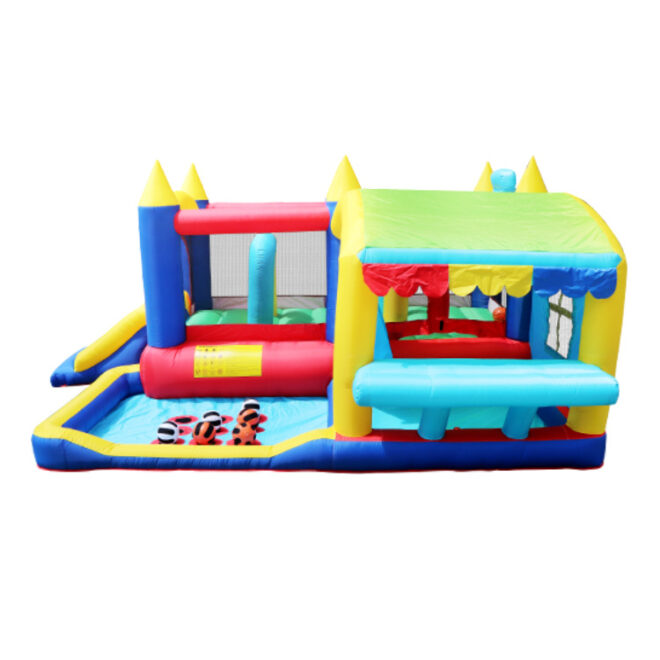 7 in 1 Inflatable Bounce House, Bouncy House with Ball Pit for Kids Indoor Outdoor Party Family Fun, Obstacles, Toddler Jump Bouncy Castle with Ball Pit for Birthday Party Gifts - Image 10
