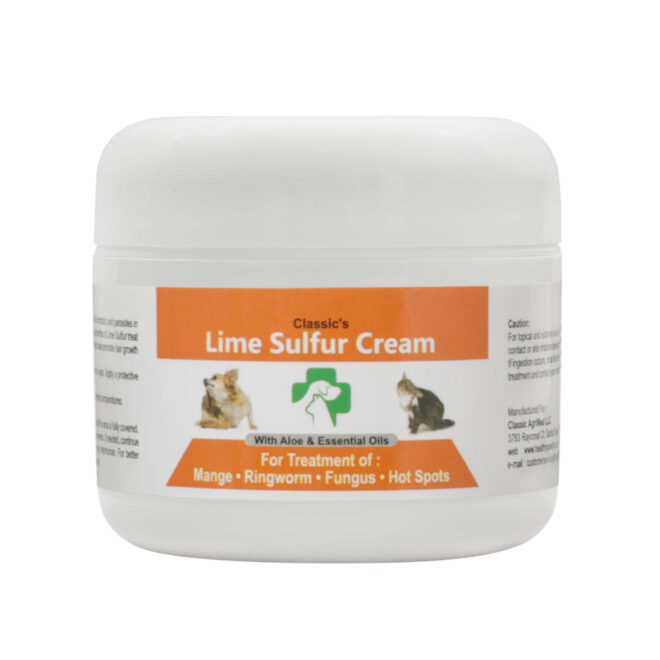 Lime Sulfur Pet Skin Cream - Pet Care and Veterinary Treatment for Itchy and Dry Skin - Safe Solution for Dog;  Cat;  Puppy;  Kitten;  Horse… - Image 6