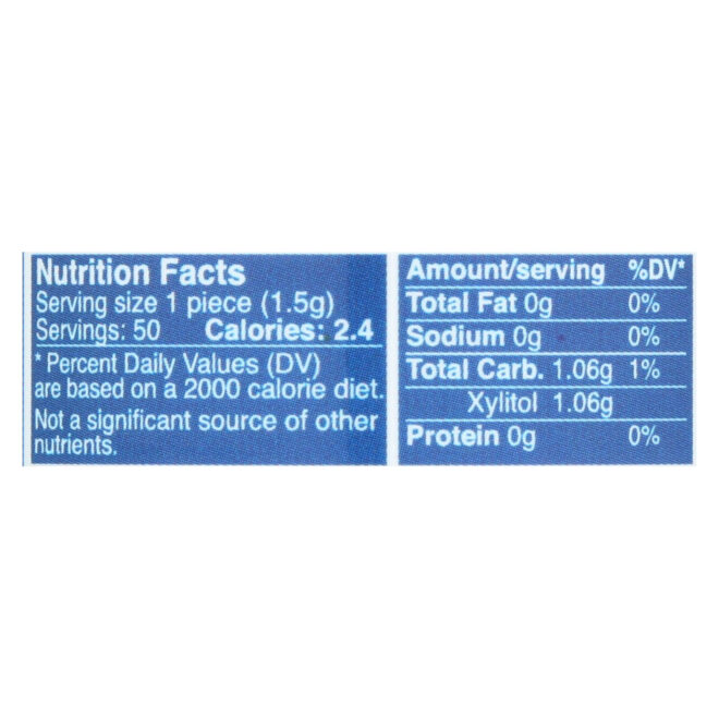 Epic Dental - Xylitol Gum - Peppermint - 50 Count - Image 2