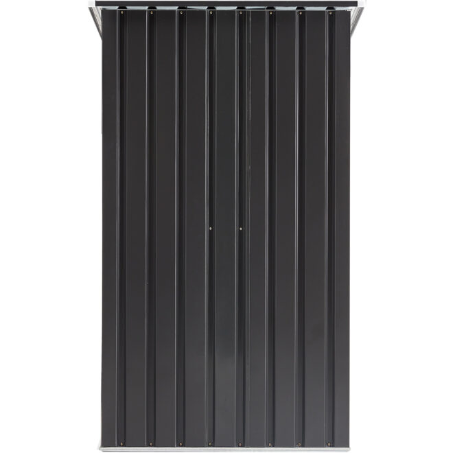 Outdoor Storage Shed, 3 x 3 FT Metal Steel Garden Shed with Single Lockable Door, Small Shed Outdoor Steel Utility Tool Shed for Backyard Patio Garden Lawn - Image 5