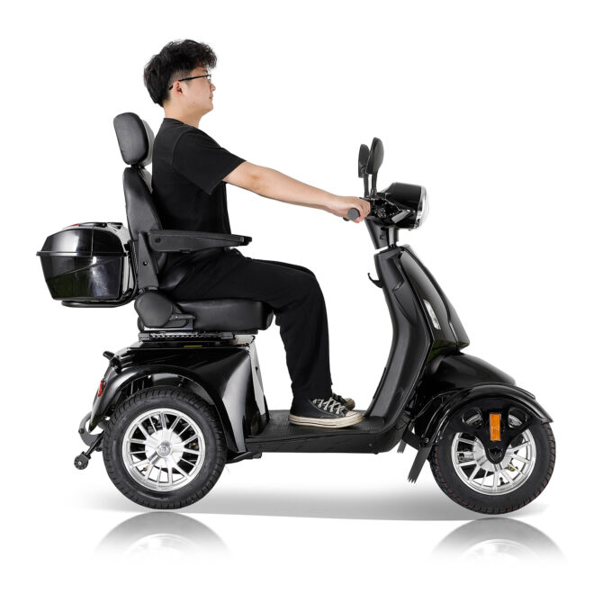 Fastest Mobility Scooter With Four Wheels For Adults & Seniors, Red 800W - Image 5