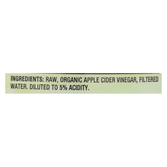 Dynamic Health Organic Apple Cider Vinegar With Mother - 16 Fl Oz - Image 2