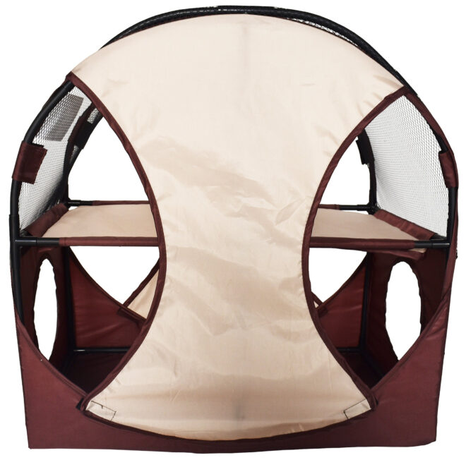 Pet Life Kitty-Play Obstacle Travel Collapsible Soft Folding Pet Cat House - Image 27