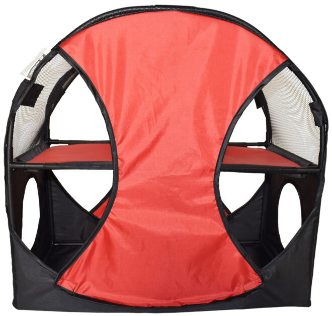 Pet Life Kitty-Play Obstacle Travel Collapsible Soft Folding Pet Cat House - Image 5