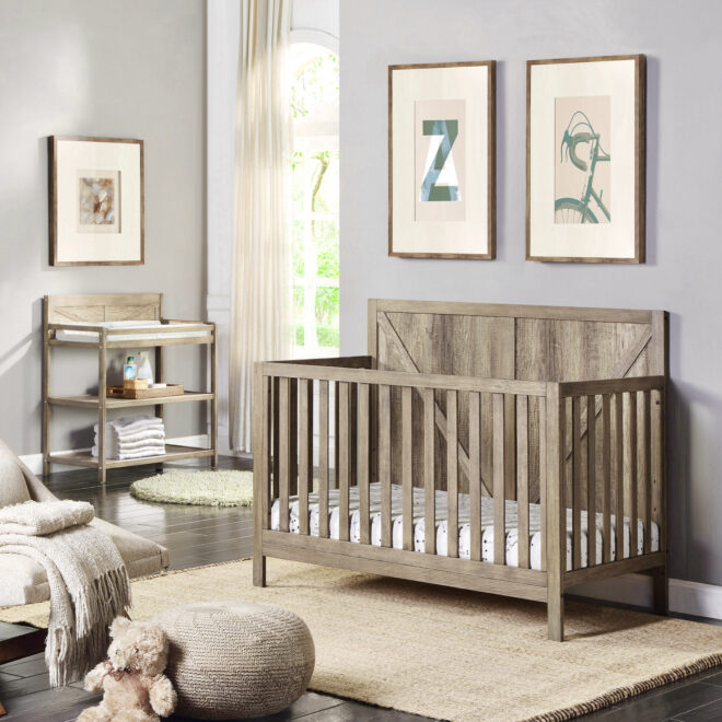 Barnside Changing Table Vintage Chestnut - Image 4