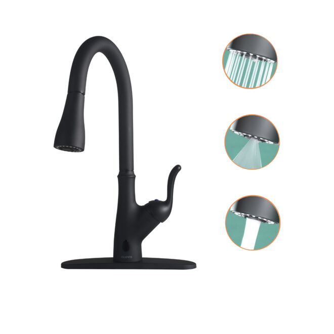 Pull Down Touchless Single Handle Kitchen Faucet - Image 3