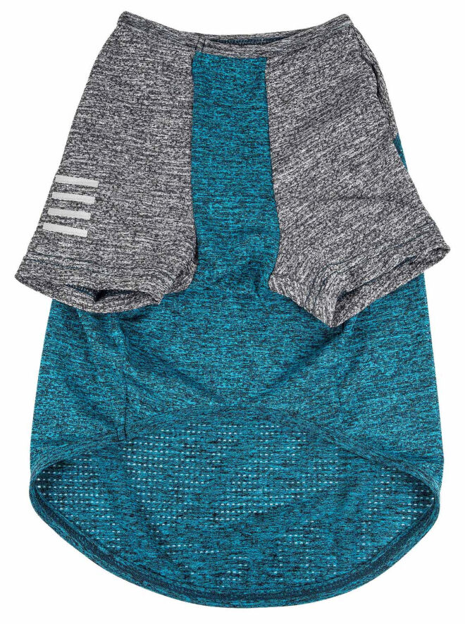Pet Life Active 'Hybreed' 4-Way Stretch Two-Toned Performance Dog T-Shirt - Image 58