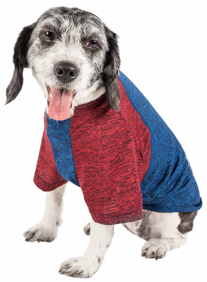 Pet Life Active 'Hybreed' 4-Way Stretch Two-Toned Performance Dog T-Shirt - Image 38