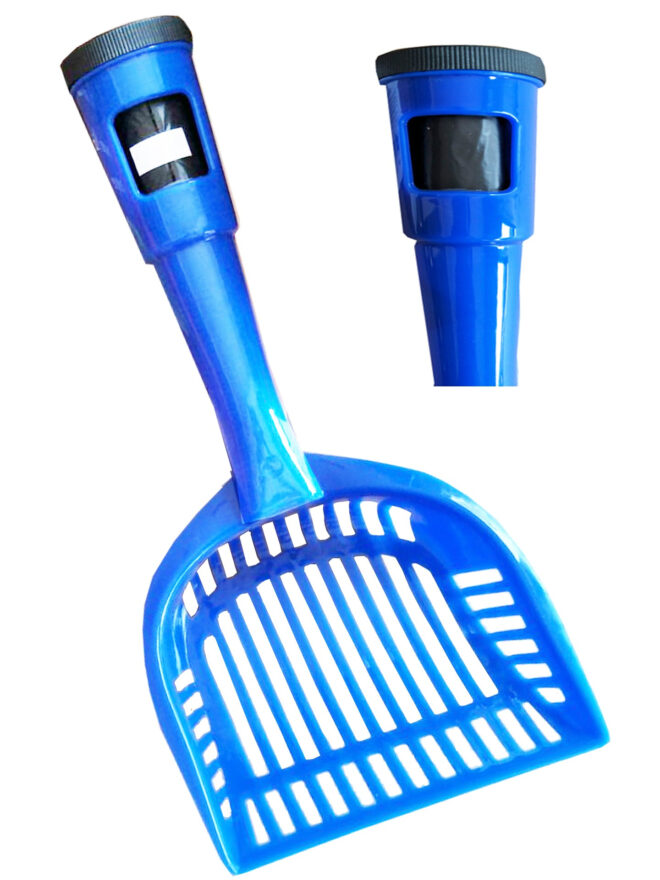 Pet Life Poopin-Scoopin Dog And Cat Pooper Scooper Litter Shovel With Built-In Waste Bag Handle Holster - Image 3