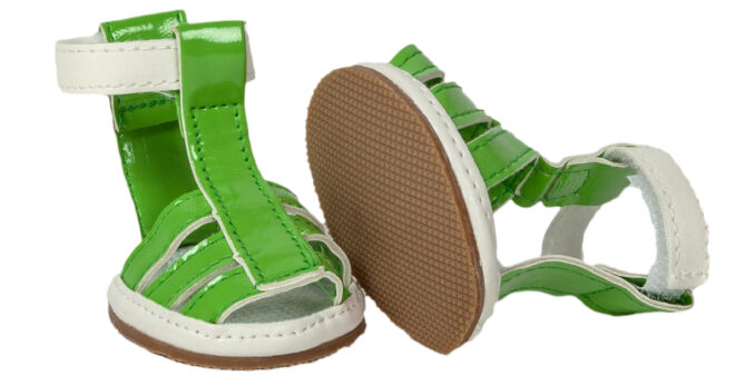 Buckle-Supportive Pvc Waterproof Pet Sandals Shoes - Set Of 4 - Image 6
