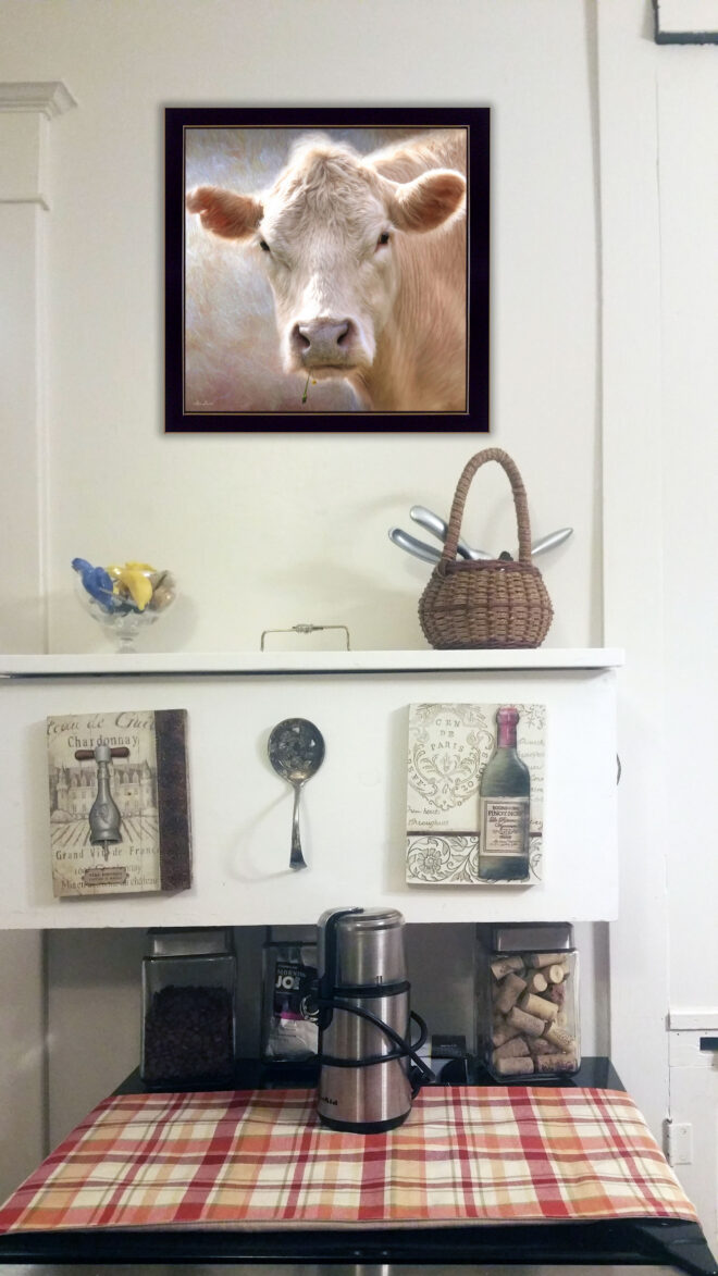 "Up Close on the Farm" By Lori Deiter, Printed Wall Art, Ready To Hang Framed Poster, Black Frame - Image 2