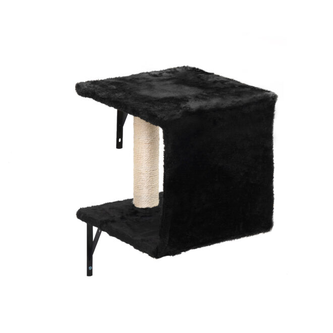5 Pcs Wall Mounted Cat Climber Set;  Floating Cat Shelves and Perches;  Cat Activity Tree with Scratching Posts;  Modern Cat Furniture - Image 5