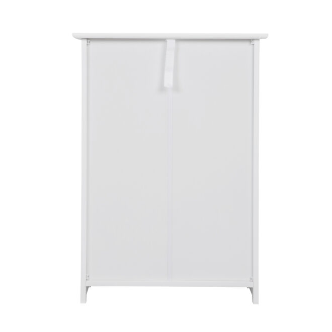Trash Can Cabinet with Adjustable Tilted Angles;  Kitchen Garbage Bin Holder for Kitchen;  Living Room and Balcony;  White - Image 7