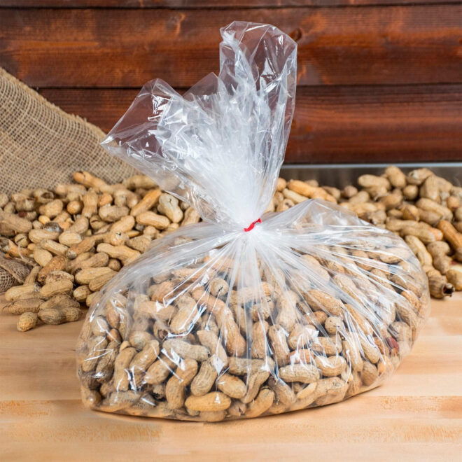 Clear Gusseted Poly Bags, 10 x 6 x 20 Inch. Pack of 100 Gusseted Plastic Bags 1 Mil Thick for Favors with Open Top. Clear Plastic Bags for Packaging Cookies, Popcorn, Candies, Homemade Bread - Image 6