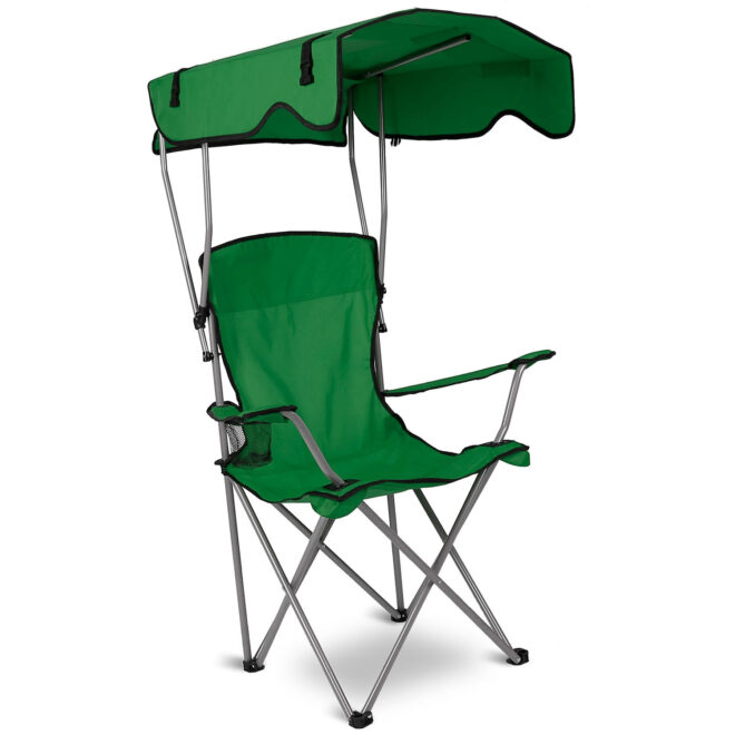 Foldable Beach Canopy Chair Sun Protection Camping Lawn Canopy Chair 330LBS Load Folding Seat - Image 9