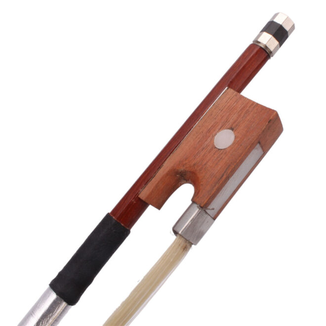 New 4/4 Acoustic Violin Case Bow Rosin Natural - Image 10