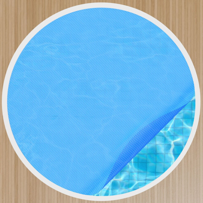 VEVOR Solar Pool Cover, Φ10 ft Round Solar Blanket for Pools, Inground Above Ground Swimming Pool Solar Cover, 15 mil Solar Covers Blue - Image 8