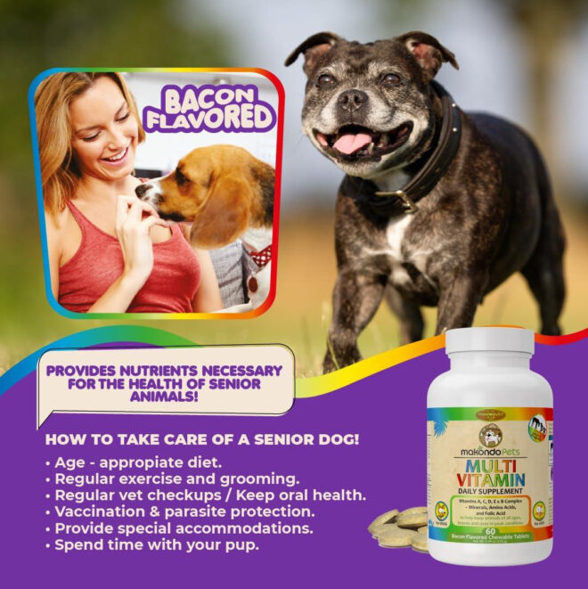 Prenatal Dog Vitamins Multivitamin for Dogs and Cats with Folic Acid Minerals and Amino Acids Ideal for Pregnant Breast Feeding and Newborn Pets Senior Dog Supplement Complete Puppy Vitamins - Image 6