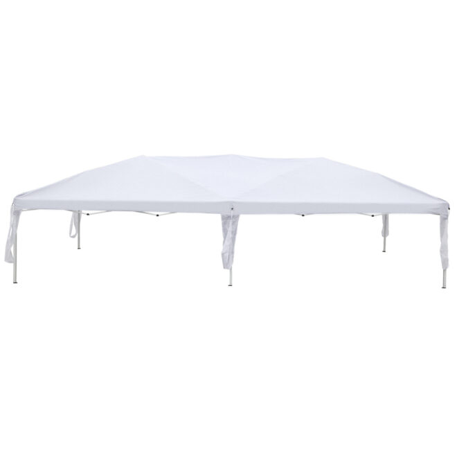 3 x 6m Four Windows Practical Waterproof Folding Tent White - Image 4